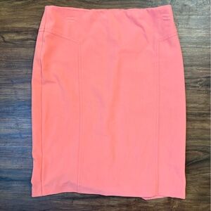 New York & Company Coral Pencil Skirt